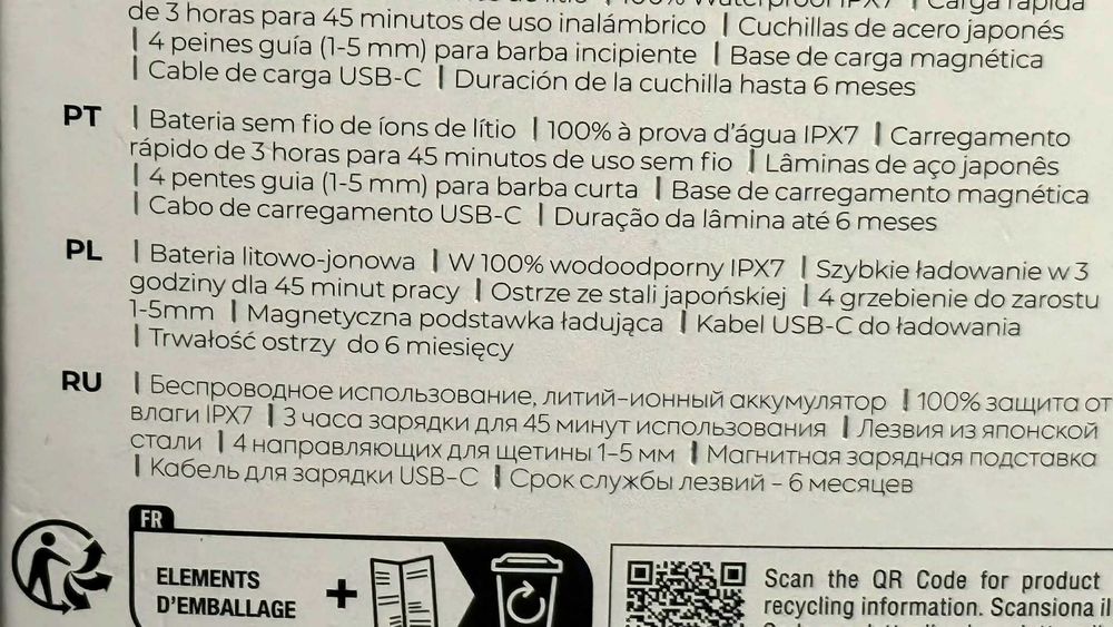 Trymer do brody Babyliss X-Blade OT996E. Nowy