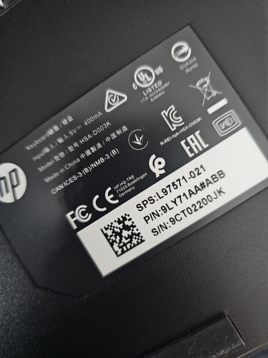 Teclado gaming HP Pavilion 500 mecânico
