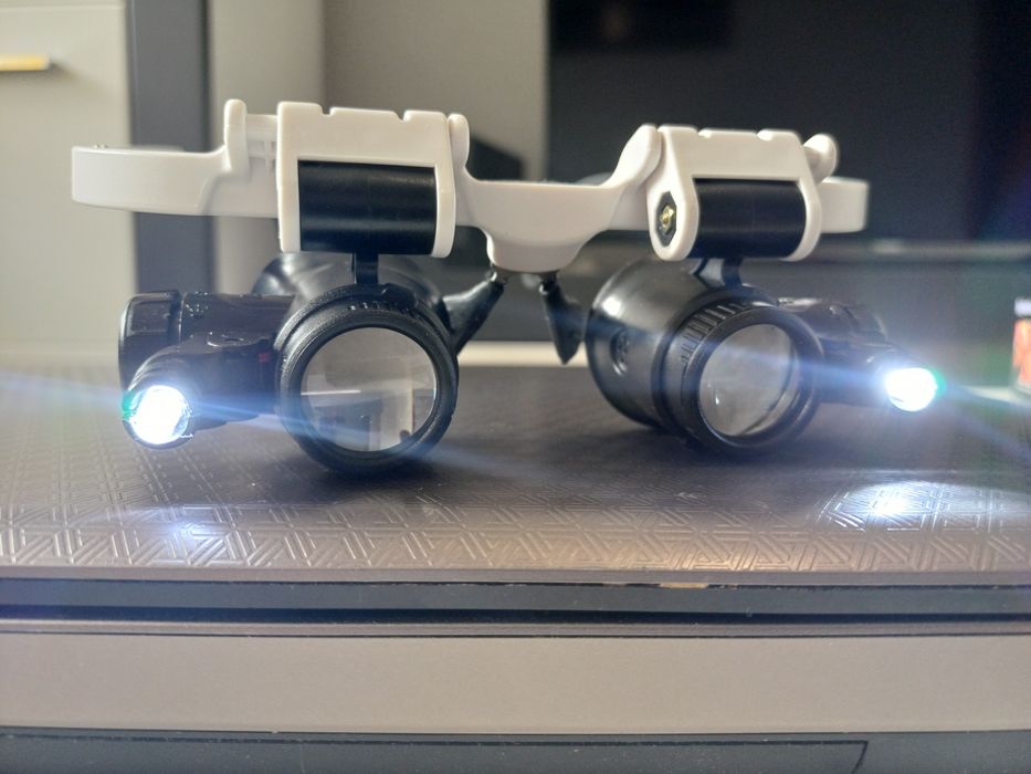 Okulary lupa led majsterkowanie