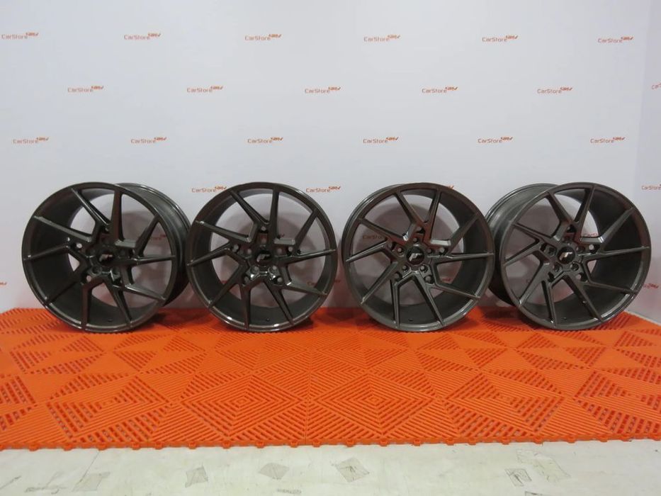 Jantes Japan Racing JR33 20 x 9 et 35 + 10 et 40  5x120 Hypergray