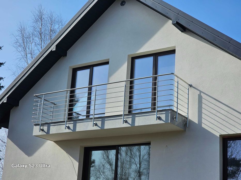 Balustrady ze stali nierdzewnej