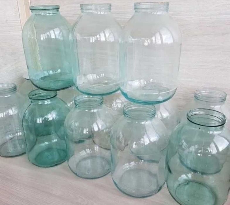 Банки 1л 2л 3л в наличии по 25 шт самовывоз