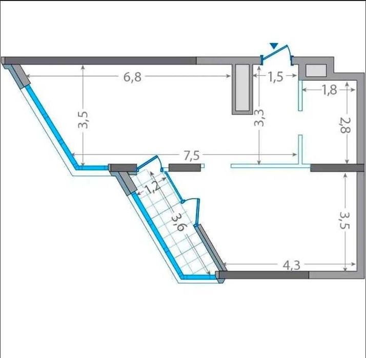 ЖК Зарічний, Продаж 2 кімн. квартири