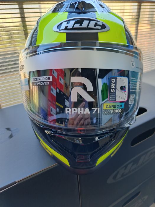 Kask motocyklowy HJC RPHA71 CARBON HAMIL MC3H.