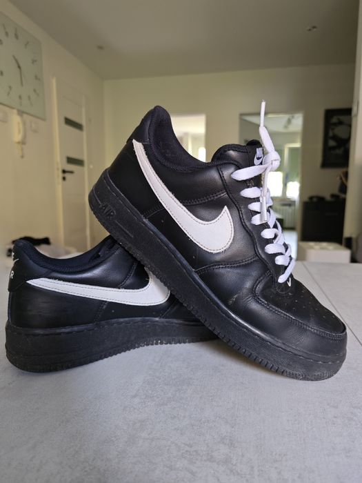 Nike Air Force 1 Low Czarne / Black & White – Rozmiar 42.5