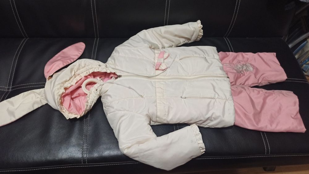 Комбинезон и куртка зайчик