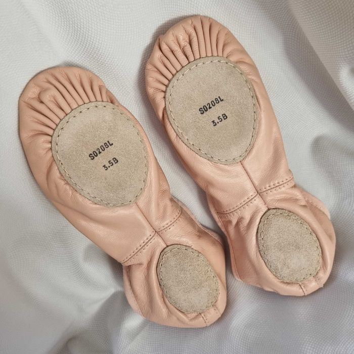 Skórzane baletki buty baletowe taneczne Bloch rozmiar 3,5B 36,5 wąskie