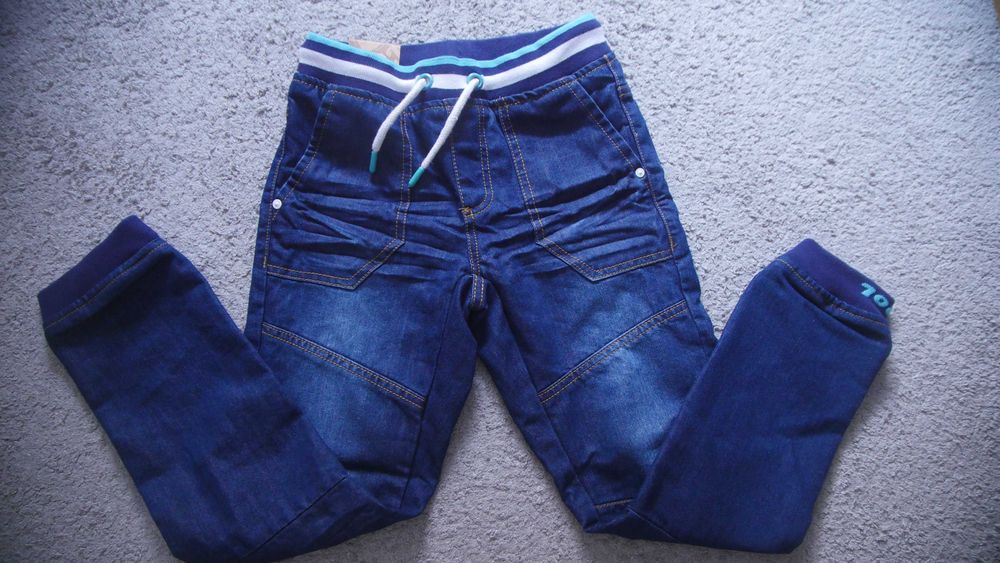 Spodnie jeansowe w stylu dresowym Cool Club 146 cm. NOWE