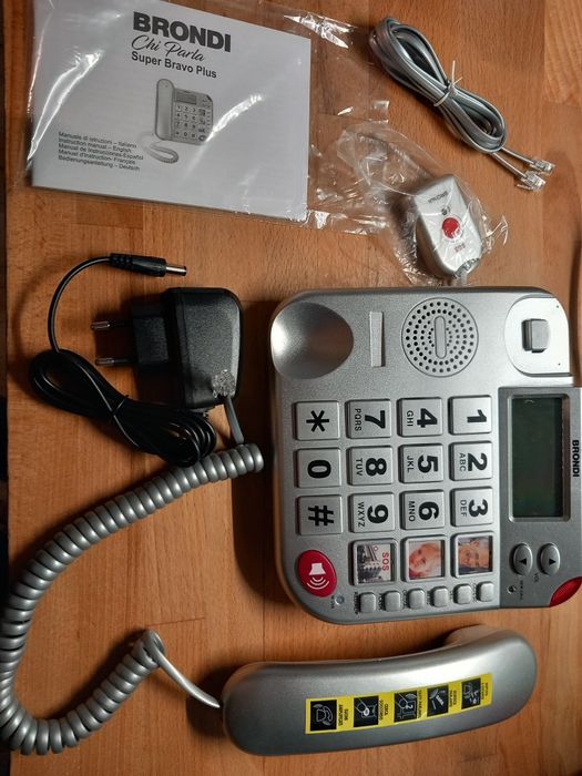 Telefon dla seniora BRONDI SUPER BRAVO PLUS