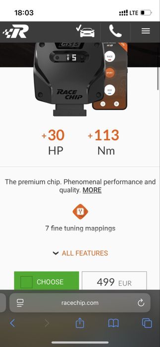 Race chip Chiptuning GTS 5