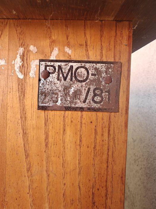 Biurko  PRL milicja obywatelska