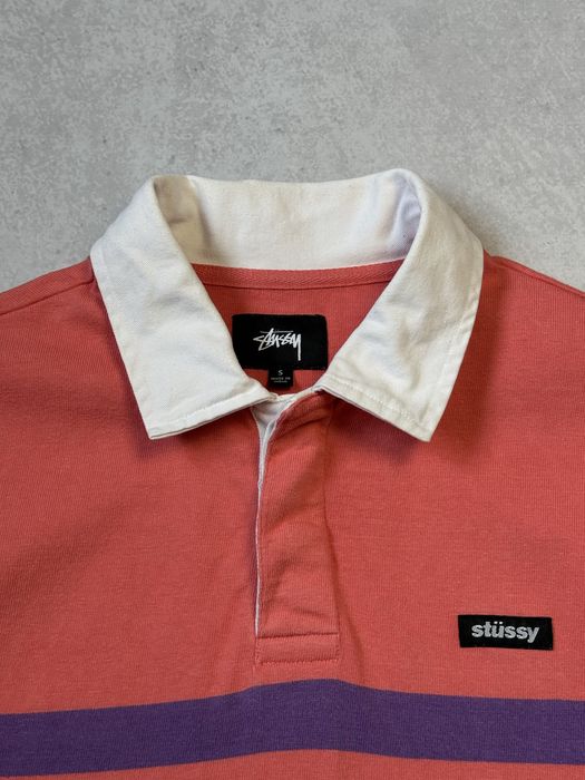 Регбийка Stussy мужская поло с длинным рукавом (оригинал)