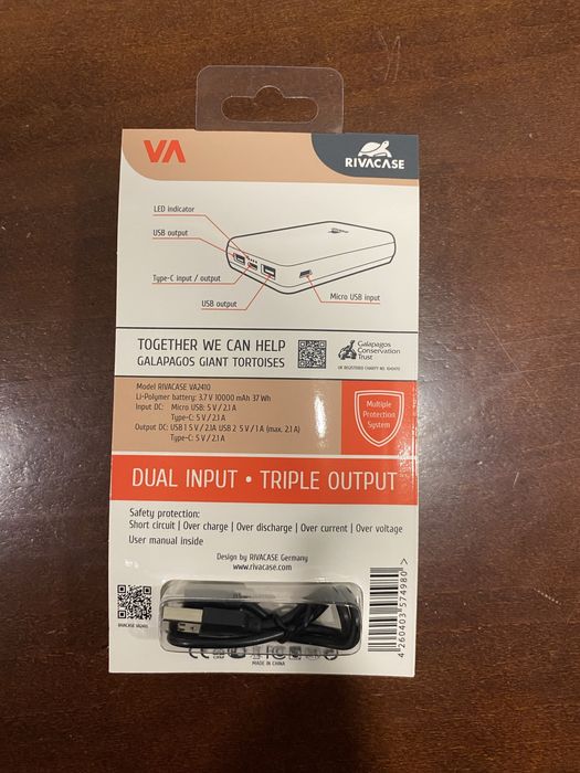 Powerbank Rivacase 10000mAh