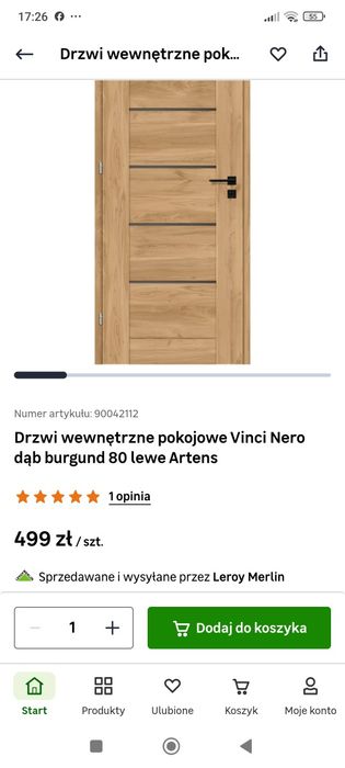 Drzwi wewnętrzne 80