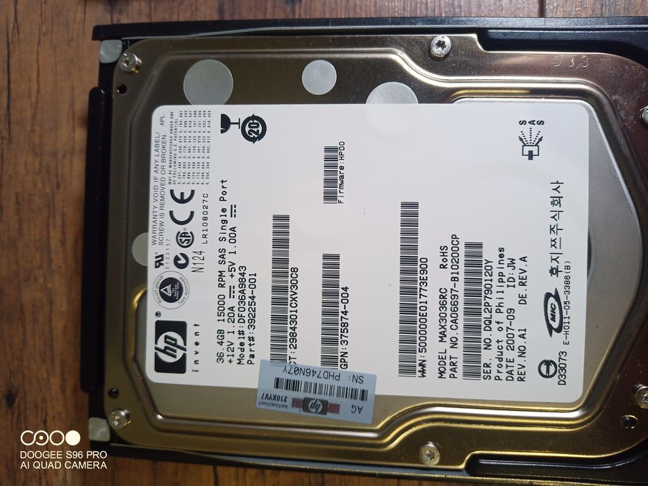 Dyski Serwerowe HP Nowe 7x