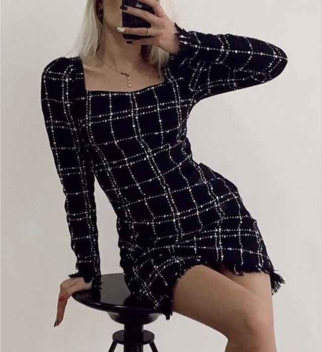 твідова сукня плаття міні