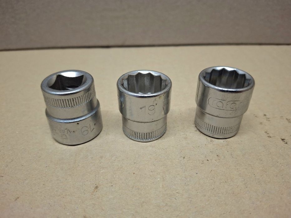 Zestaw 4szt. Klucz RWAb nasadka nasadowy