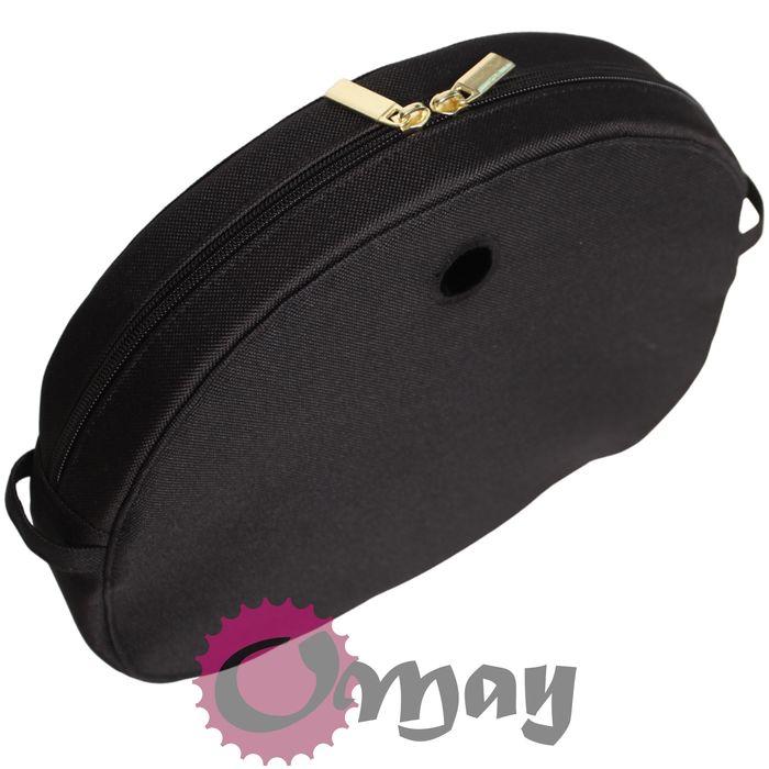 Czarny Organizer do Obag ML MOON LIGHT 2 Złote Suwadełka OMAY