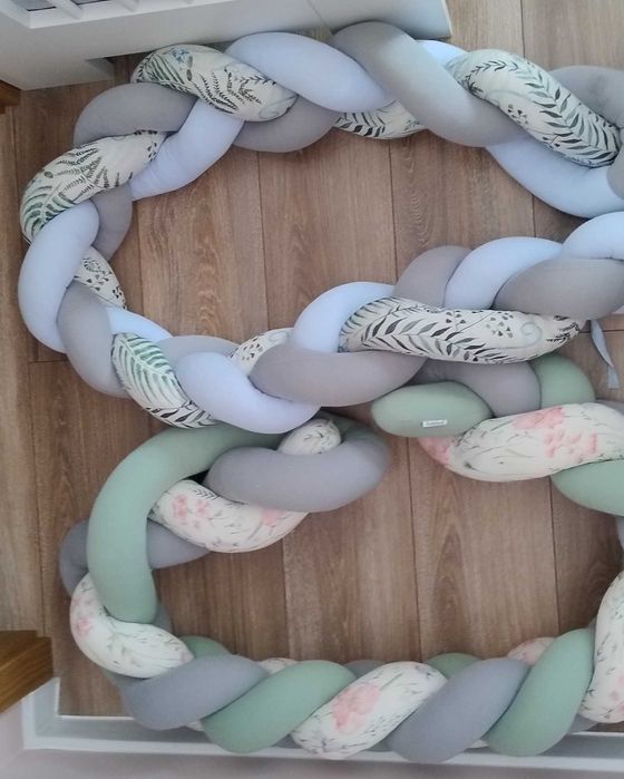 Warkocze do łóżeczka Bubaland. Cena za komplet