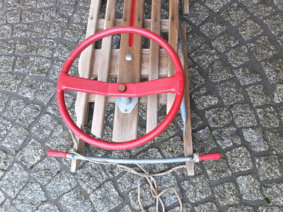 Sanki drewniane duże XXL