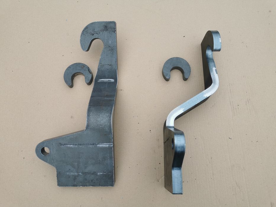 Mocowania EURO, Euroramka, haki odchylone, uchwyt, rygiel, hak, z