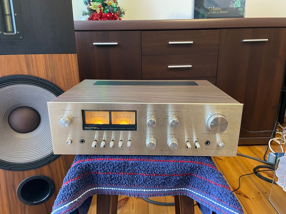 ROTEL RA-812 / Wskaźniki + Org Instrukcja Super Stan 70s '' Vintage ''