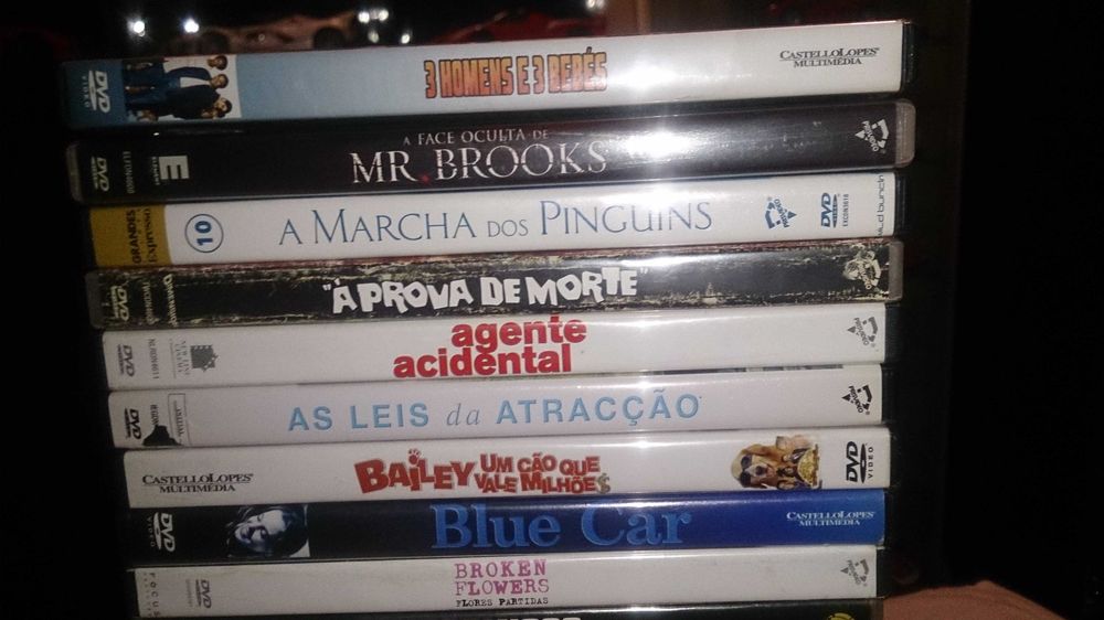 filmes dvds diversos (preço por unidade 1 euro)