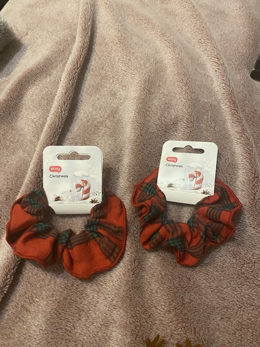 Gumki do włosów świąteczne