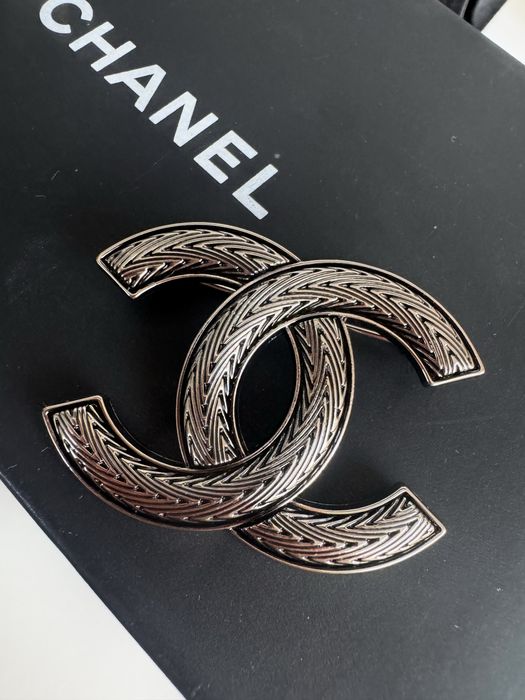 Broszka Chanel 4,5x3,5 premium