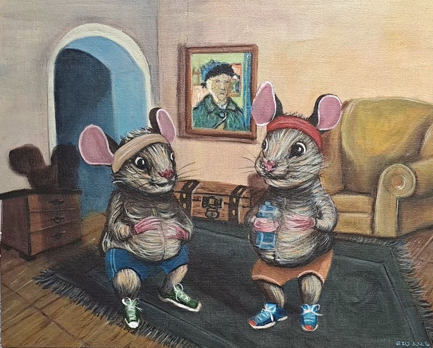 Obraz na płótnie, akryl, ręcznie malowany
