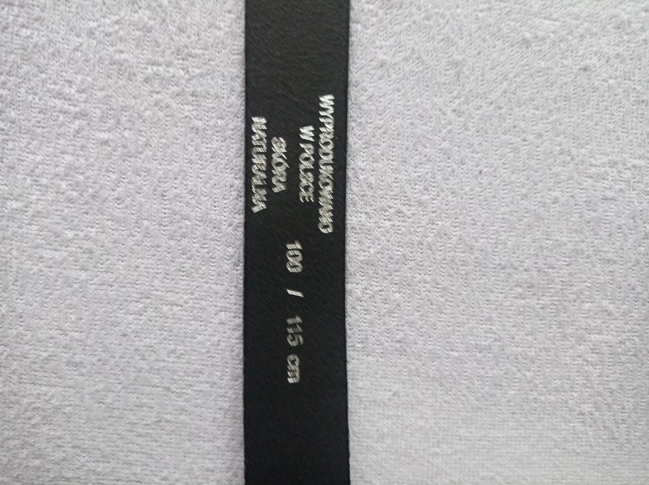 Nowy Skórzany pasek męski Kaletnik Skóra naturalna Polski