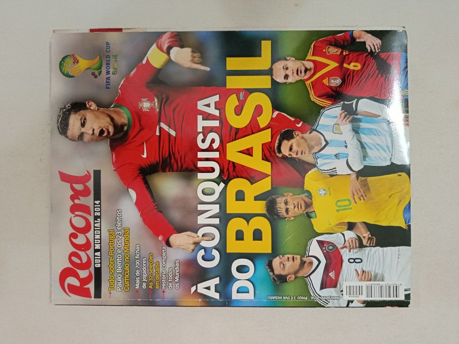 7  Revistas  RECORD (Diversas épocas futebol)