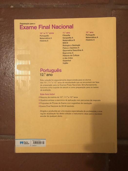 Livro Exame Nacional Português 12.ºAno