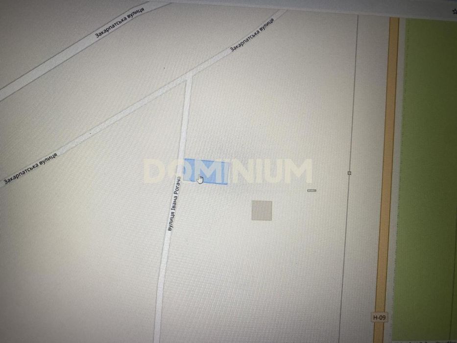 Продається земельна ділянка під забудову у м. Хуст