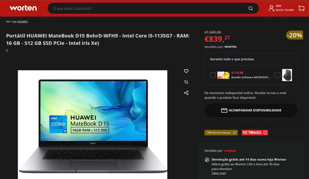 Portátil – i5, 16GB RAM, 512GB SSD – Tema Steampunk