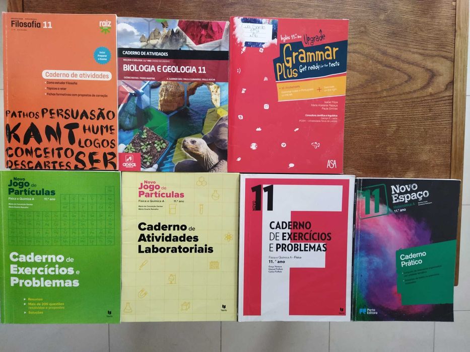 4 Cadernos de Atividades 11 ANO Forrados
