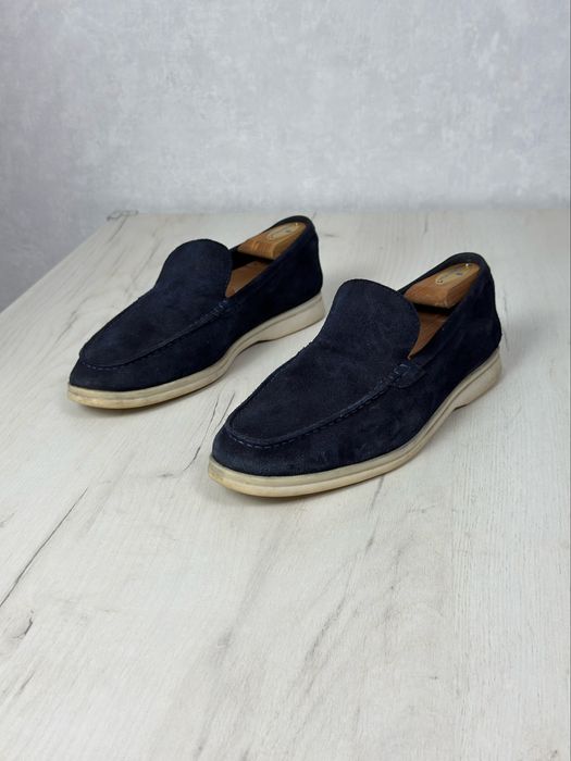 Мужские лоферы Loro Piana, 42, натуральная замша