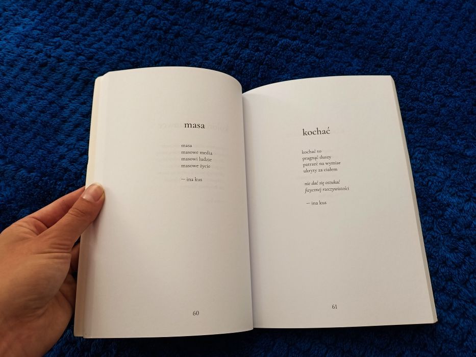 Szum fal - ina kus - poezja