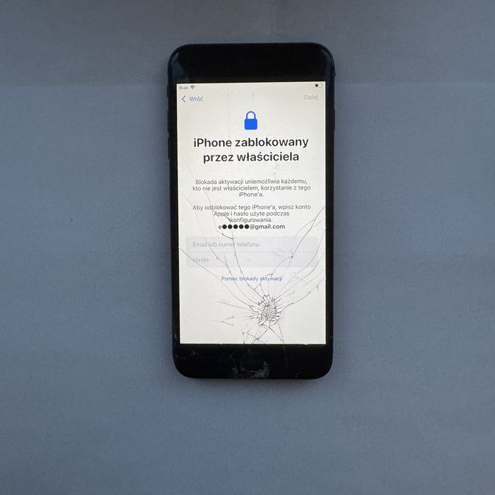 iPhone 8 Plus 64GB Space Gray | iCloud | Bez ekranu | Na części