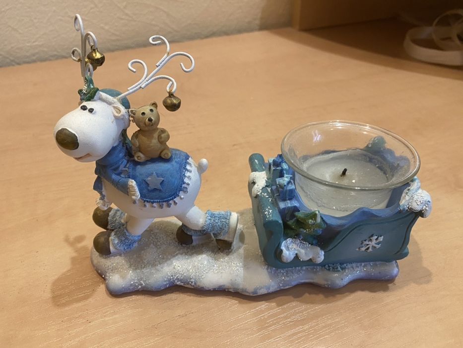 Стаутэтка- свечка Рождественский олень