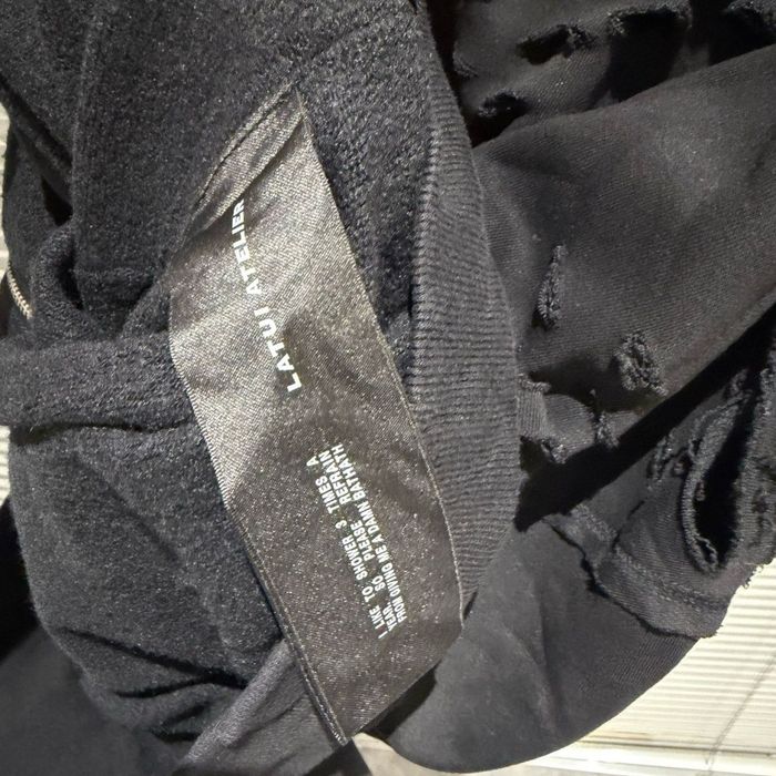 ‼️РОЗПРОДАЖ‼️Зіп-худі Latui Atelier оверсайз чорний  винтаж arc sk8 y2k archive
