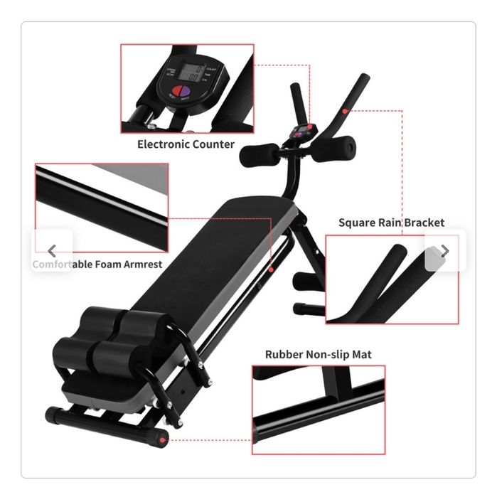 Máquina de Exercícios Abdominais  – Multifuncional e Dobrável