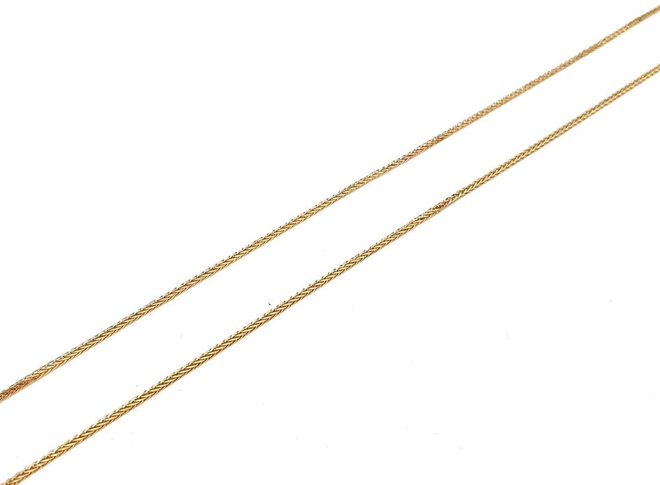 Cudowny Złoty Łańcuszek Lisi Ogon - 2,38 G 585