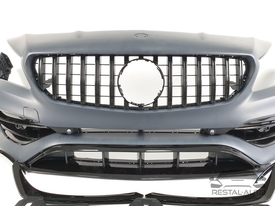 Передний бампер AMG Mercedes-Benz CLA W117 2013-2018
