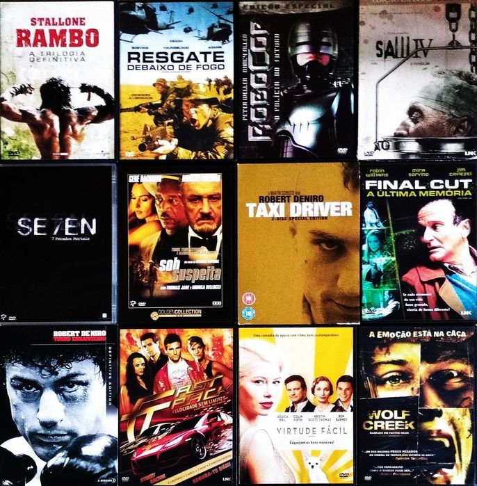 Filmes DVD Originais (lote 10 - Atualizado)