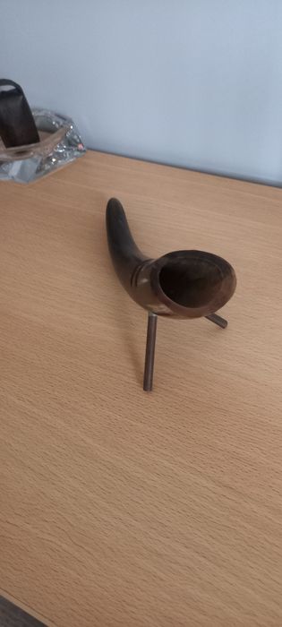 Cinzeiro corno em osso