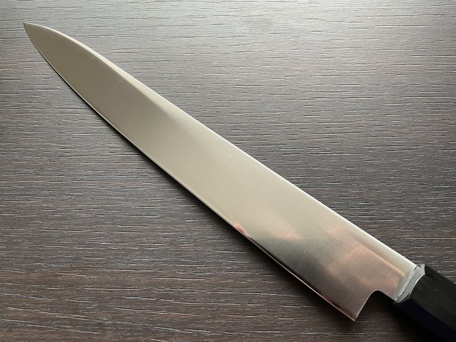 Професійний кухонний ніж-слайсер Yoshihiro Ice Hardened Stainless St.