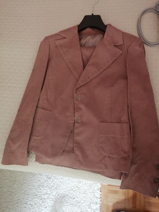 Vendo fato em bombazine de senhora cor de rosa claro