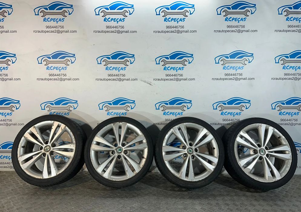 Conjunto Jantes 18 Originais Skoda 5×112 7.5J ET51 1Z0601025AD