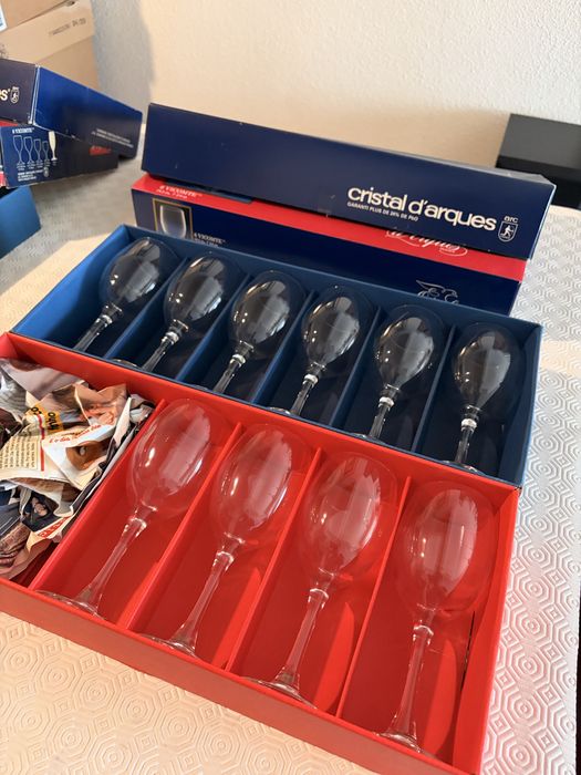 Copos de cristal